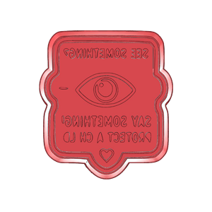 Say Something Cookie Cutter