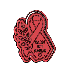 Break The Silence Ribbon Cookie Cutter