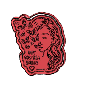 You’re Not Alone Cookie Cutter