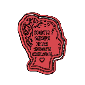 Strong Woman Cookie cutter