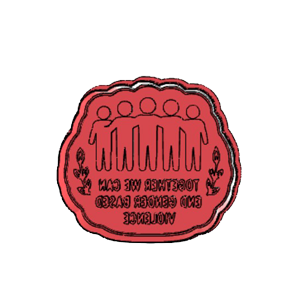 Together End GBV Cookie Cutter