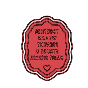 Prevent Stroke and Heart Disease Cookie Cutter