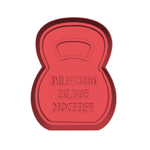 Discipline Builds Freedom Cookie Cutter