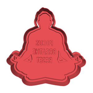 Focus Breathe Reset Cookie Cutter