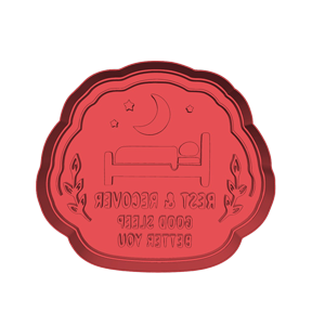 Rest and Recover Cookie Cutter