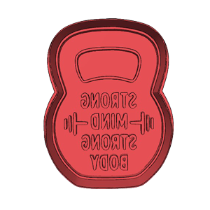 Strong Mind Strong Body Cookie Cutter