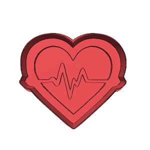 Heartbeat Cookie Cutter