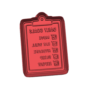 Daily Goals Cookie Cutter