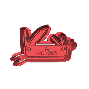 Pocket Knife Cookie Cutter