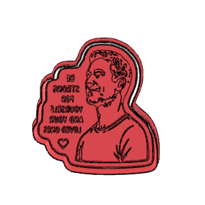 Be Strong Cookie Cutter