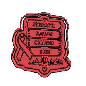 Research Hope Cookie Cutter