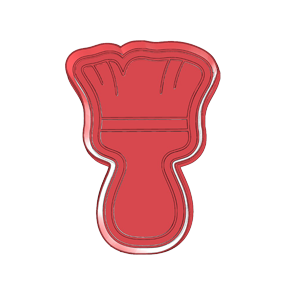 Paintbrush Cookie Cutter