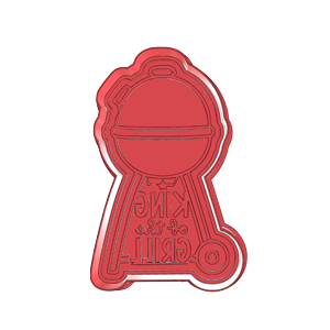 King of the Grill Cookie Cutter