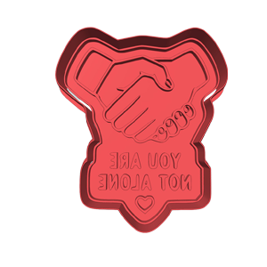 You Are Not Alone Cookie Cutter