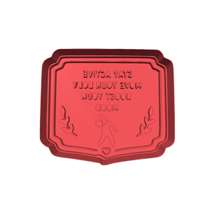 Stay Active Cookie Cutter