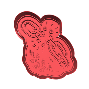 Break The Chains Cookie Cutter