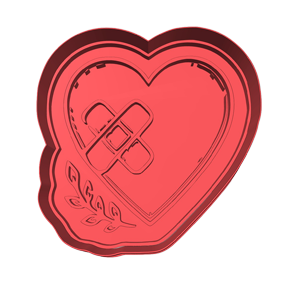 Plaster Heart Cookie Cutter