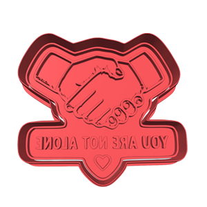 You’re Not Alone Cookie Cutter