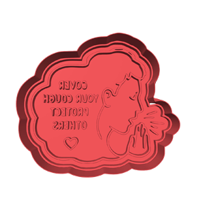 Cover Your Cough Cookie Cutter