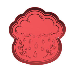 Rain Cloud Cookie Cutter
