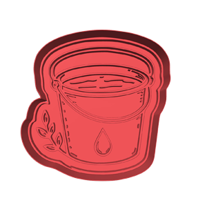 Water Bucket Cookie Cutter