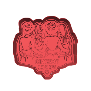 Together We Rise Cookie Cutter
