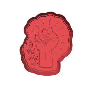 Fist Bump Cookie Cutter
