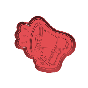 Loudspeaker Cookie Cutter