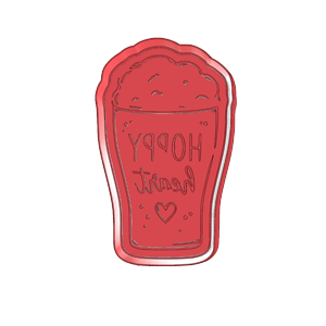 Hoppy Heart Cookie Cutter