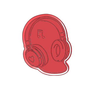 Headphones Cookie Cutter