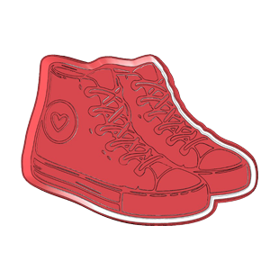 Sneakers Cookie Cutter