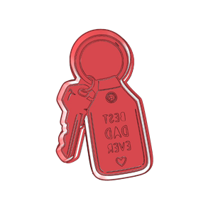 Car Keys Cookie Cutter