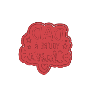 Dad Plaque Cookie Cutter
