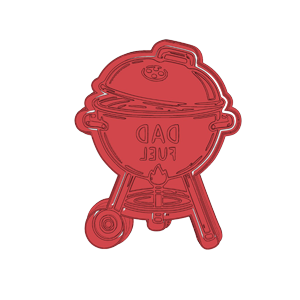 Dad Fuel Grill Cookie Cutter