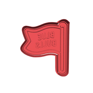 Blue Bulls Flag Cookie Cutter