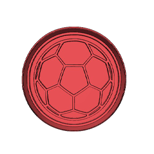 Soccer Ball Cookie Cutter