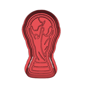 Soccer Trophy Cookie Cutter