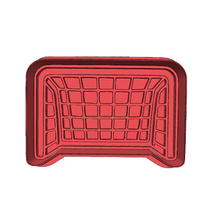 Goal Post Cookie Cutter