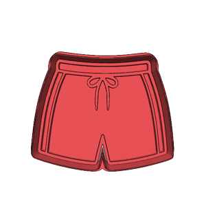 Soccer Shorts Cookie Cutter