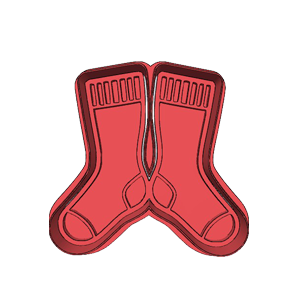 Soccer Socks Cookie Cutter