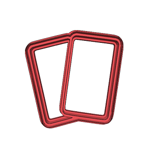 Penalty Cards Cookie Cutter