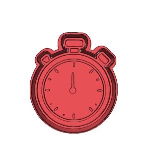 Stopwatch Cookie Cutter