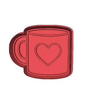 Teacher Mug Cookie Cutter