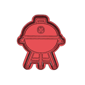 Braai Cookie Cutter