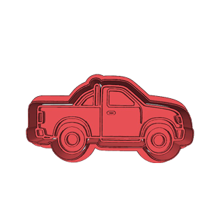 Bakkie Side Cookie Cutter