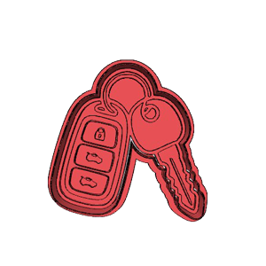 Bakkie Keys Cookie Cutter