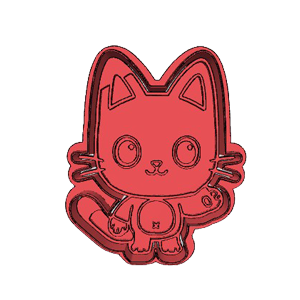 Pandy Paws Cookie Cutter