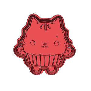 Cakey Cat Cookie Cutter