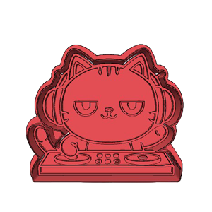 DJ Catnip Cookie Cutter