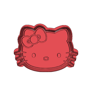 Hello Kitty Face Cookie Cutter